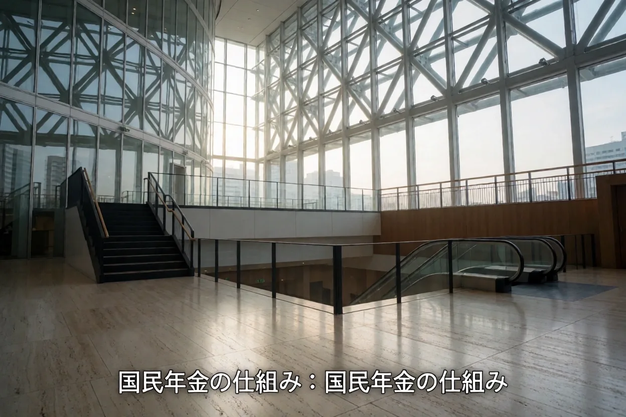 国民年金制度の構造を象徴する建築美